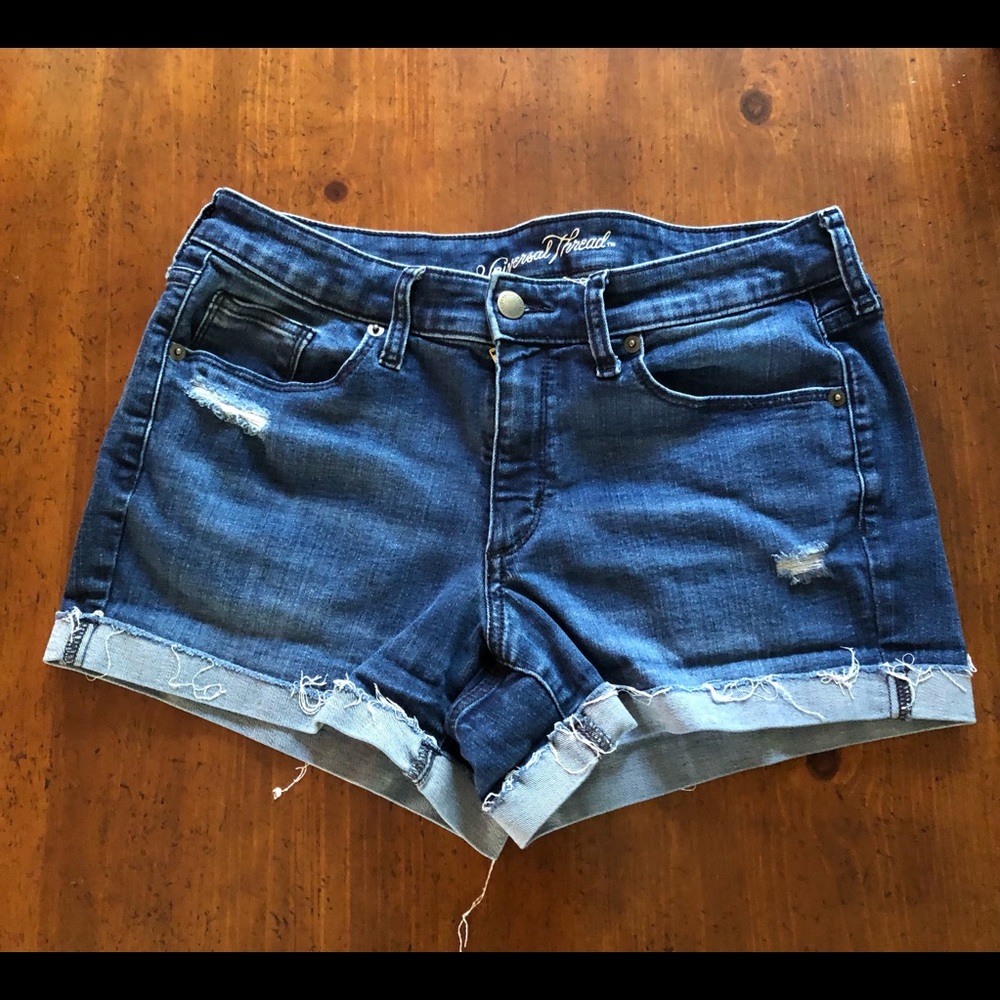 Denim shorts